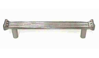 3-3/4" Stars & Bars Pull Satin Nickel