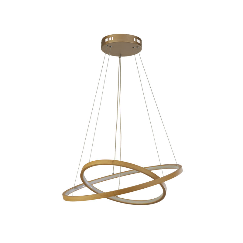 2 - Light Plated LED Pendant