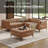 Brinna 2-Piece Faux Leather Living Room Set