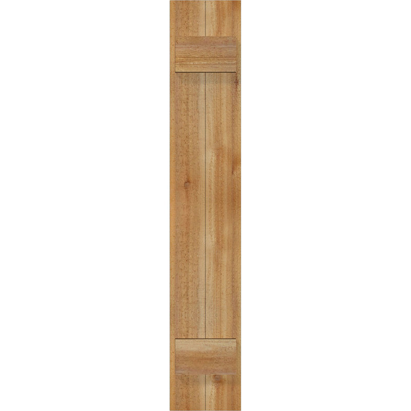 TimberCraft 5 3/8 "planches jointes à panneaux n-batten, cèdre rouge de l'Ouest (par paire), 32 1/4 po, 39 po