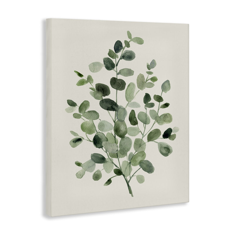 «Dappled Herb Leaves», art mural par Carol Robinson, H 48 po x l 36 po