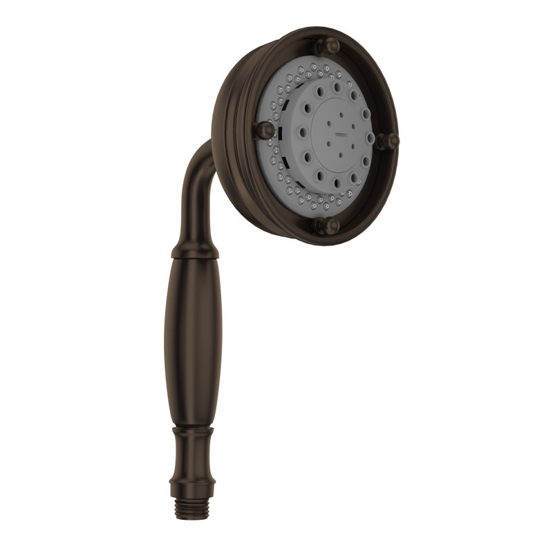 Rohl 4" 3-Function Handshower, Tuscan Brass