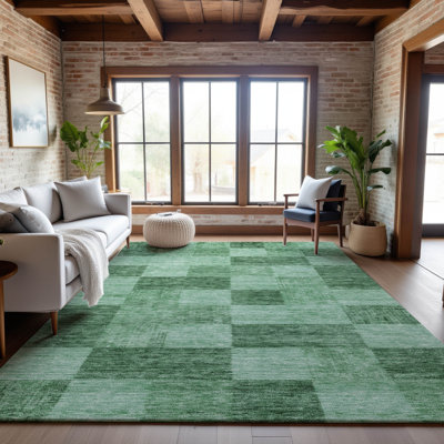 Premium Machine Washable Krause AMF1139 Geometric Rug