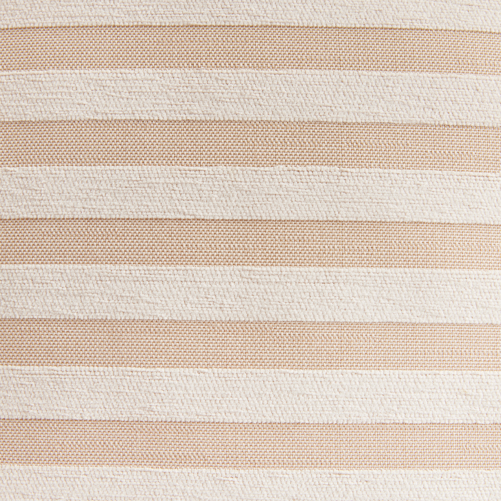 Striped Indoor/Outdoor Reversible Throw Pillow, Khaki/Cream, Square 20"