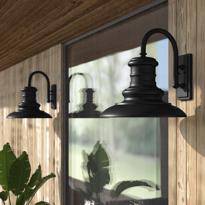 Grande lanterne Redding Station de Génération Lighting par Visual Comfort, Noir texturé, Incandescent