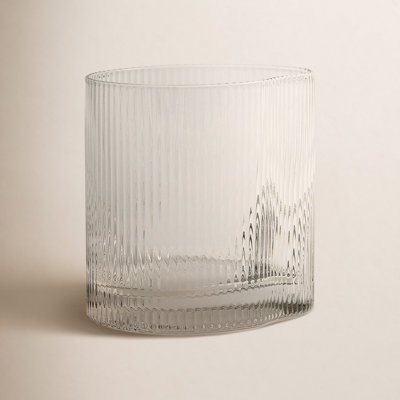 Blake Ribbed Drinking Glass