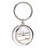 Personalized Bank Teller - Male Small Spinning Key Chain-106752956