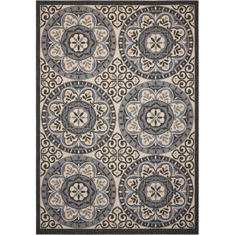 Tapis ivoire Janyce, Tapis de couloir 2 pi 3 po x 7 pi 6 po