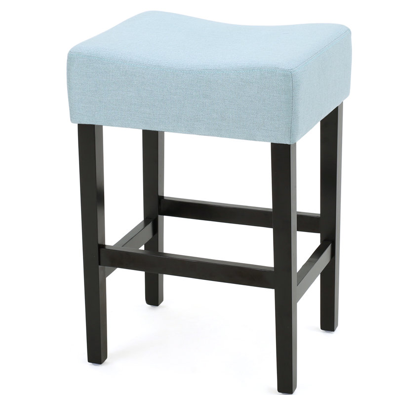 Tabouret de comptoir de 26,75 po Lorraine, Bleu clair