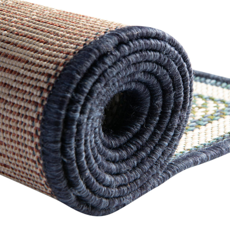 Tavion Geometric Indoor / Outdoor Rug, Rectangle 5'3" x 7'7"