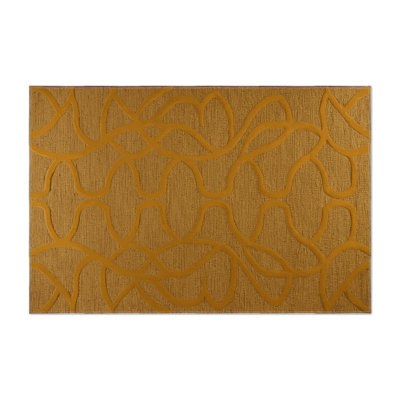 Tapis brun intérieur et extérieur Trellis