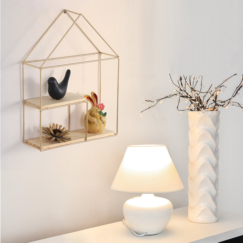 Pentagon Floating Shelf