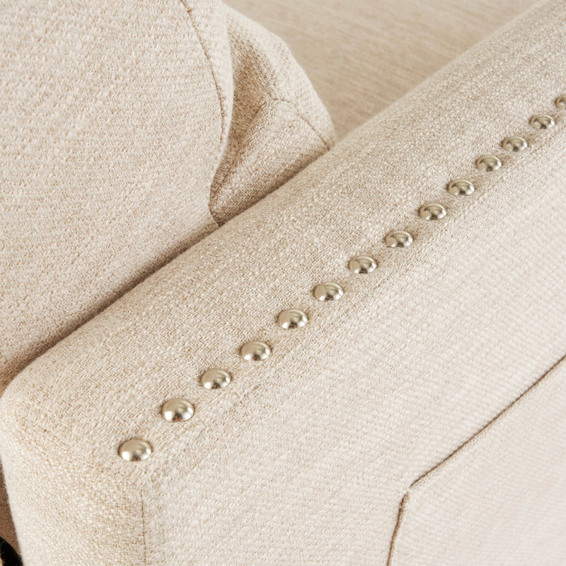Aresha Upholstered Recliner, Beige