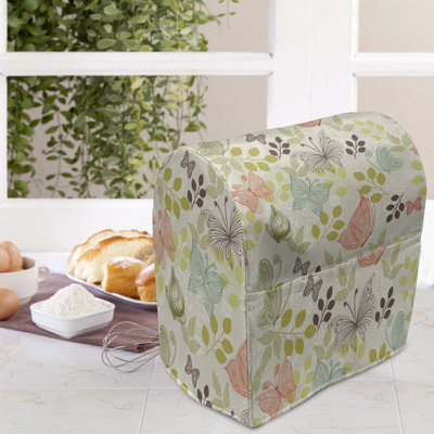 East Urban Home Light Green/Red Stand Mixer Cover -  A1B82335F5FD40BDB6CC6DB0E240761F