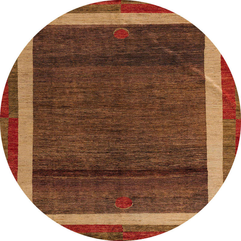 Tapis abstrait moderne 4717, Rond 6 pi