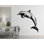 Adhésif décoratif dauphin en vinyle, autocollant animaux de l'océan pour enfants et chambre de bébé, autocollant mural animaux de mer, ensemble d'autocollants dauphin 388LU
