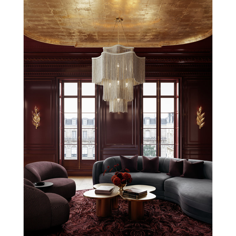 Ariadne 6" Piastre Glass Wall Sconce, 26.5" H x 6" W x 3" D, 13