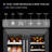 Luchar Wine And Beverage Refrigerator, 24 Inch Beverage Fridge With Glass Door, Dual Zone Wine Cooler With 3-Color LED Light, Holds 20 Bottles & 60 Cans, Under Counter/Built-In/Freestanding-109100118