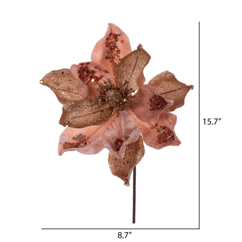 Tige de magnolia, Or rose