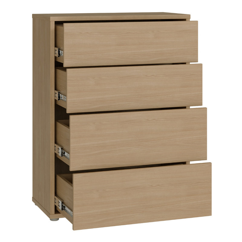 74.5 cm W Chest of 4 Drawers, Brown