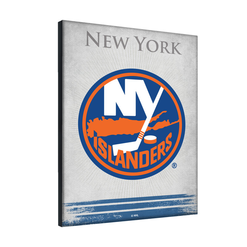 « NHL », impression sur toile, New York Islanders, H 24 cm x l 32 cm
