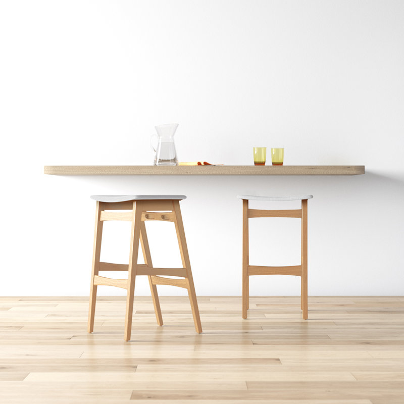 Tabouret de bar 30 po Kreitzer, Beige clair, Brun clair