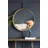 28" Round Wood Mirror
