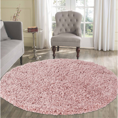 Esterly Solid Colour Shag Area Rug