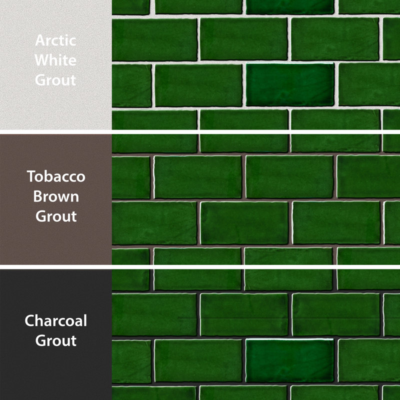 Viva Antic Verde 3" x 6" Ceramic Wall Tile