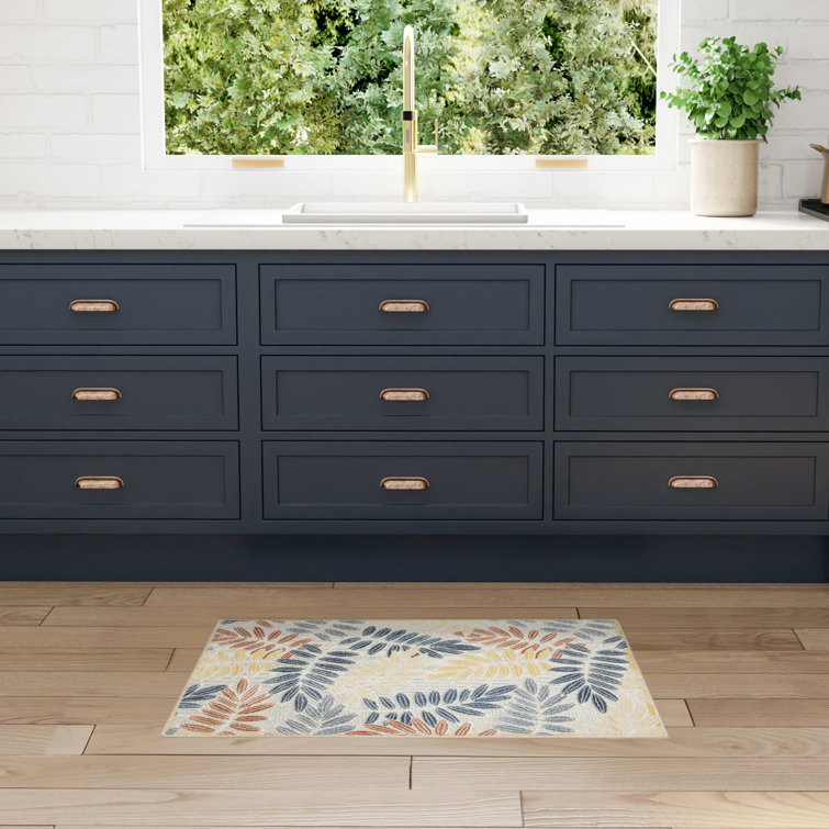 Lakesha Ivory Blue Modern Rug