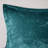 Teal Velvet Comforter For Twin/twin Xl - Diamond With Decorative Pillow Machine Washable, Steam Iron Contemporary Style With