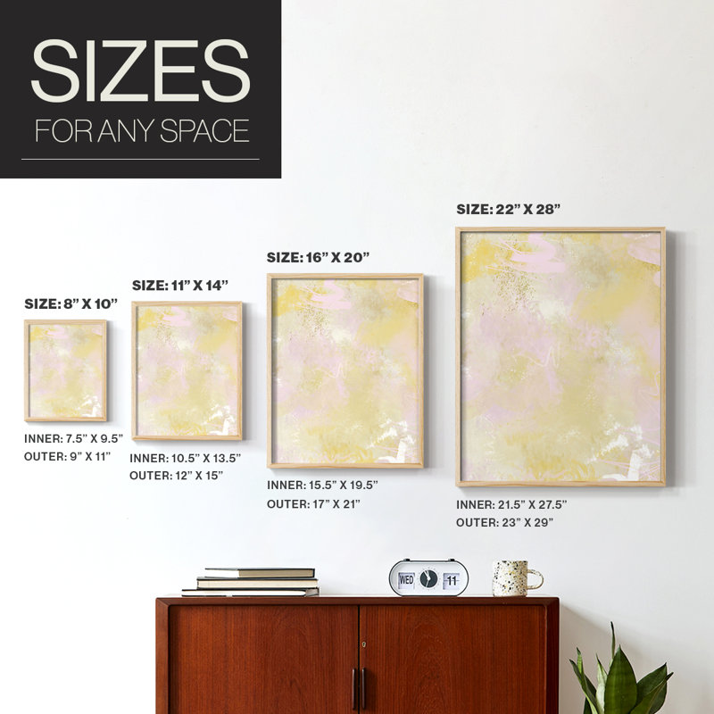 Lily's Laugh II Framed Print - Solid Wood, 21" H x 17" W