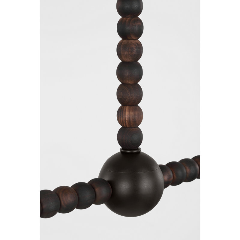 Dubuc Chapman and Myers Traditional Fiona Chandelier, Aged Iron