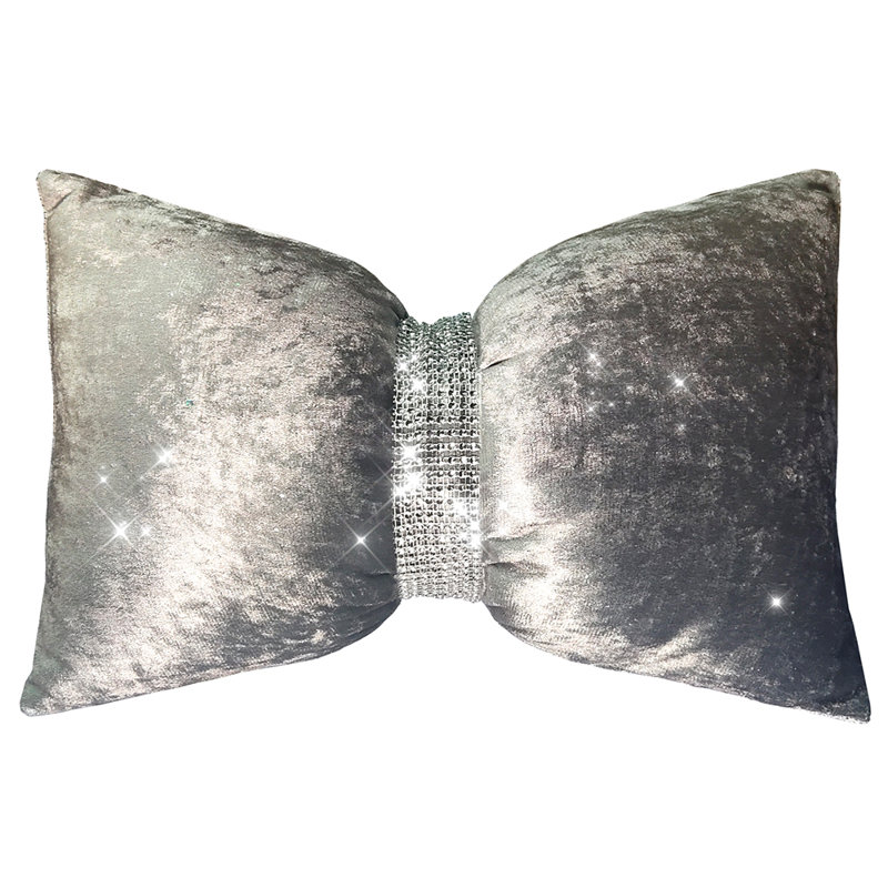 Plattsmouth Ombre Rectangular Throw Cushion, Silver Grey
