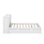 Lit plateforme double avec lit gigogne et tablettes coulissantes-114350012