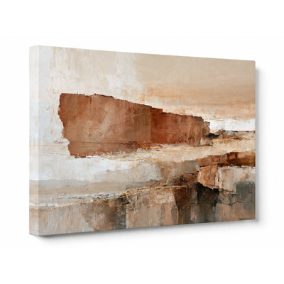 Rust Cream Minimal Abstract Wrapped Ingwer