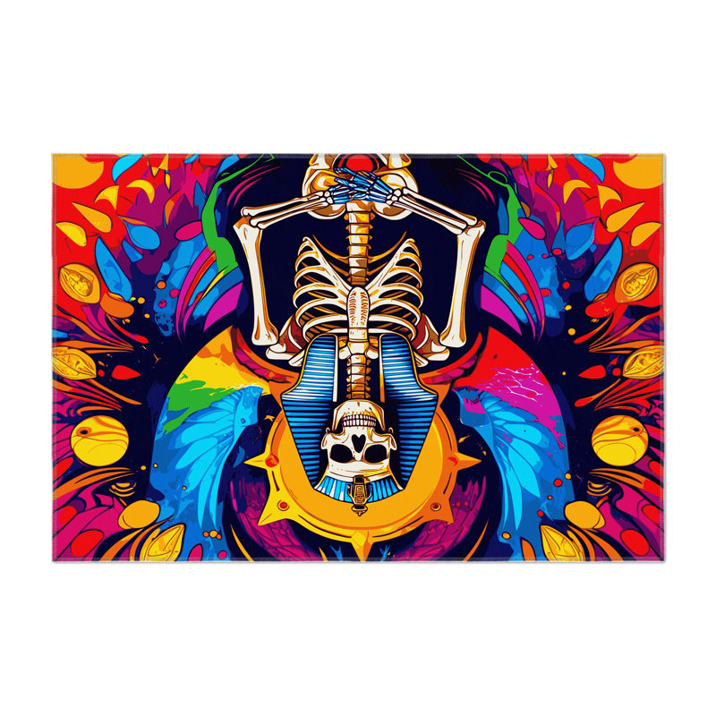 Infinite Glow Indoor And Outdoor Area Rug, Rectangle 1'6" x 2'6"