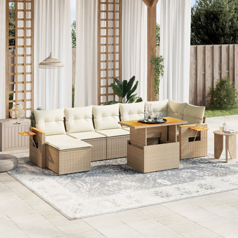 Ensemble de canapé de jardin Vidaxl