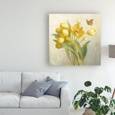 « Yellow Français tulipes » par Danhui nai, reproduction d’art sur toile