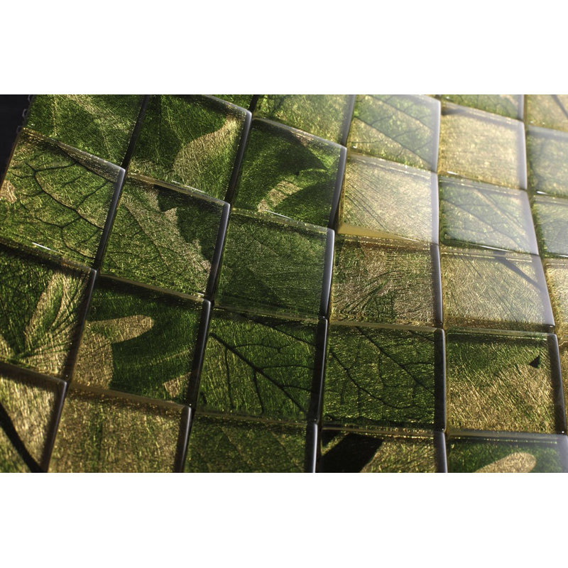 Carreau de mosaïque en verre Spring 2 "x 2"