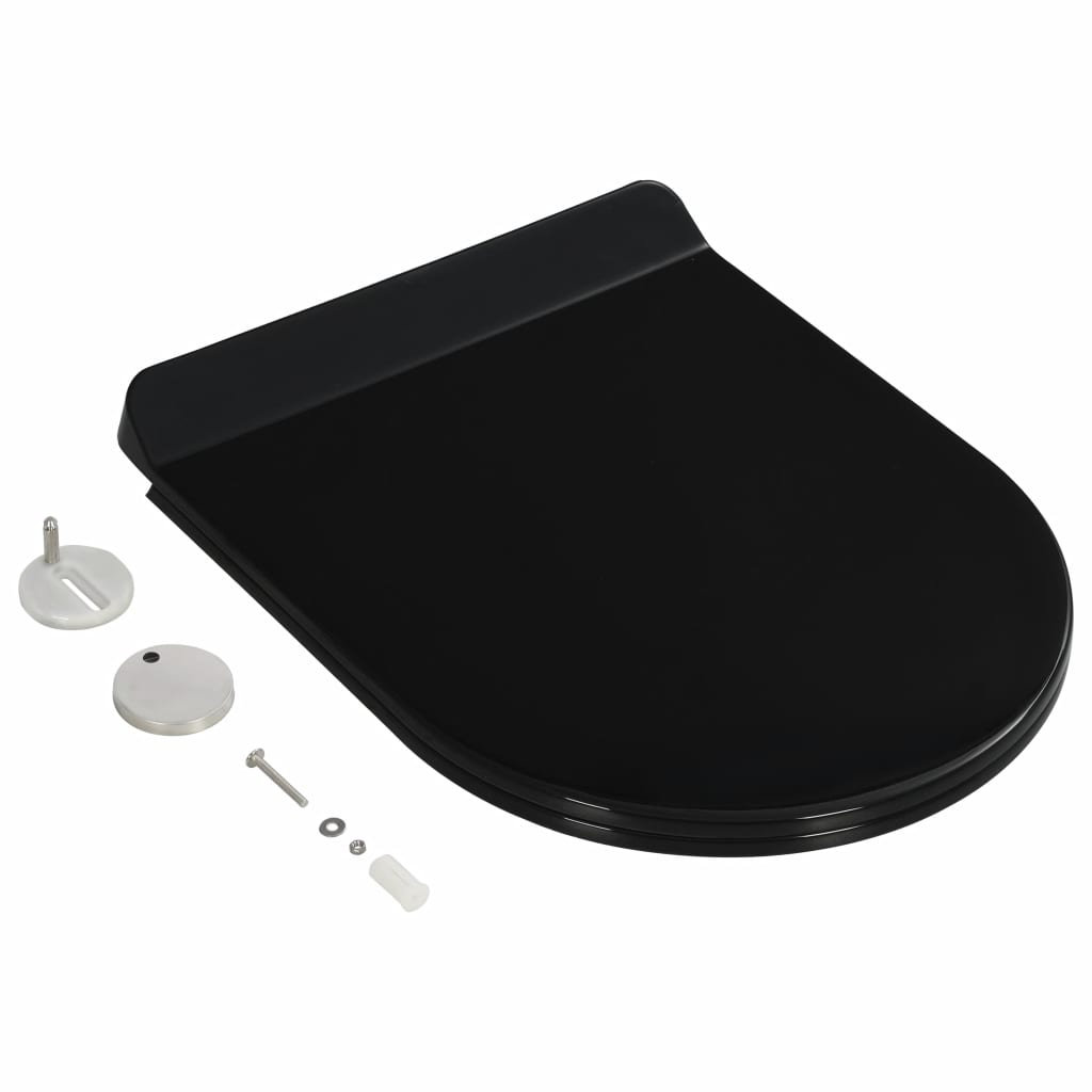 Alarins Soft Close D-Shaped Toilet Seat