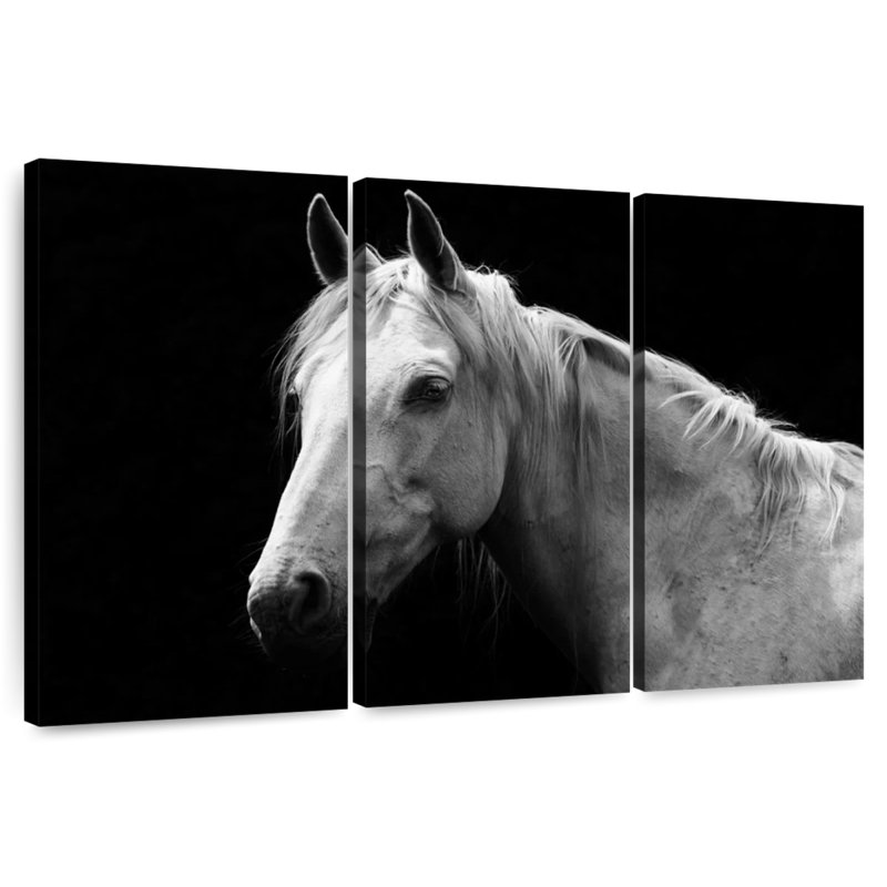 Brampt Horse Headshot, 48" H x 74" W