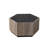 Hexagonal Retro Coffee Table With Dual Drawers