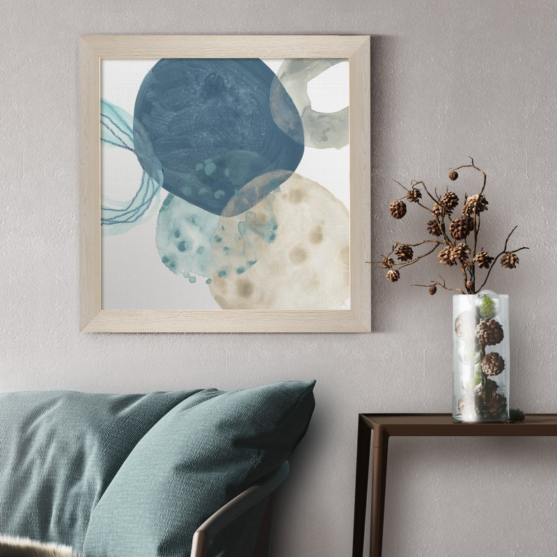 "Enceret IV", reproduction d’art sur toile encadrée, H 31,5 po x l 31,5 po x P 1,5 po, Cadre blanc