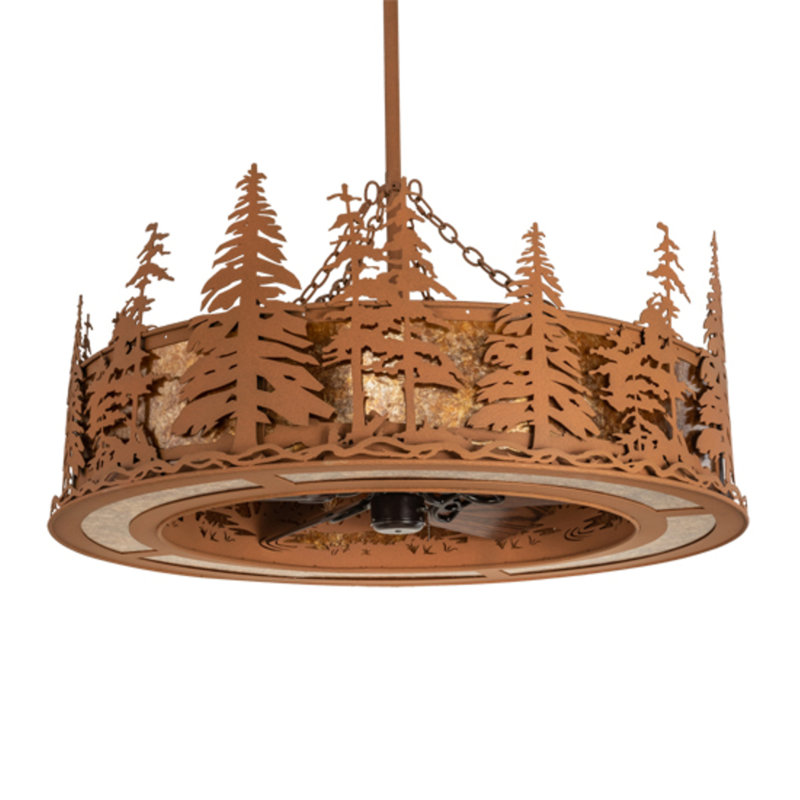 Tall Pines Downrod Ceiling Fan