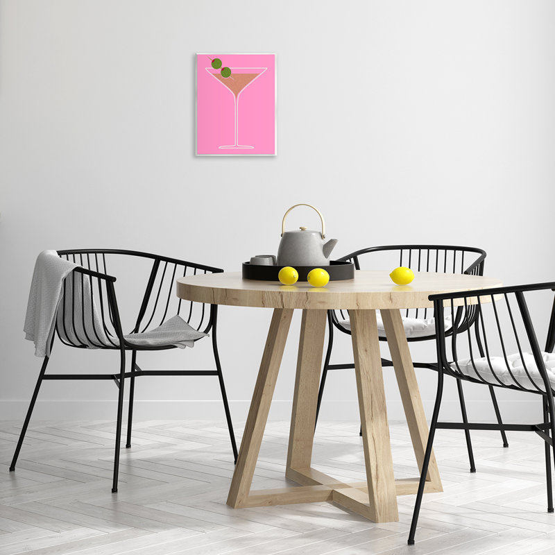Art mural sale "Martini sur rose" par Daphne Polselli