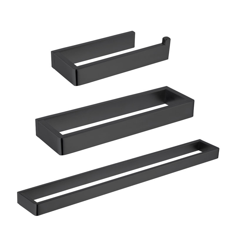 Bathrrom Hardware Set Bathroom Hardware Set, Matte Black