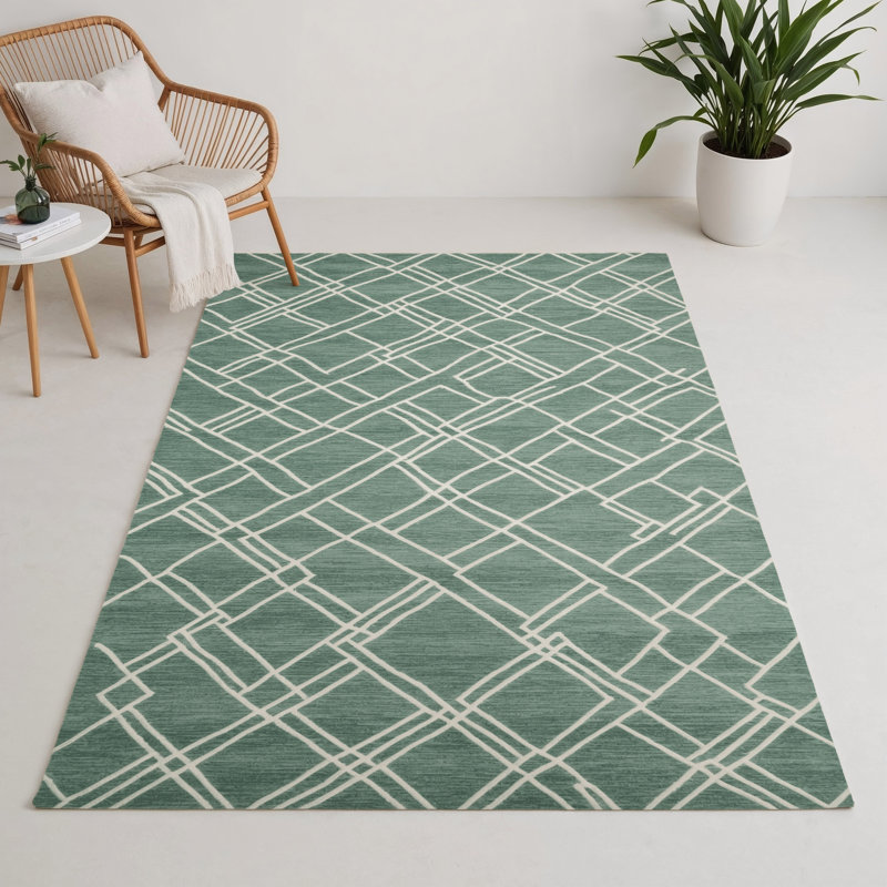 Tapis vert intérieur et extérieur Trellis, Rectangulaire 3 pi x 5 pi