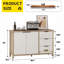 Armoire de rangement cannelée