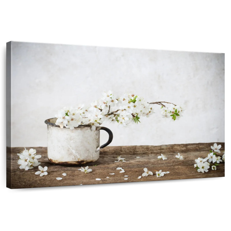Harnek fleurs rouillées, H 34 po x l 51 po